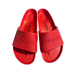 Men’s Birkenstock Red Barbados Eva Slide Sandal - Size 9/42 - Slip ons, Lounge